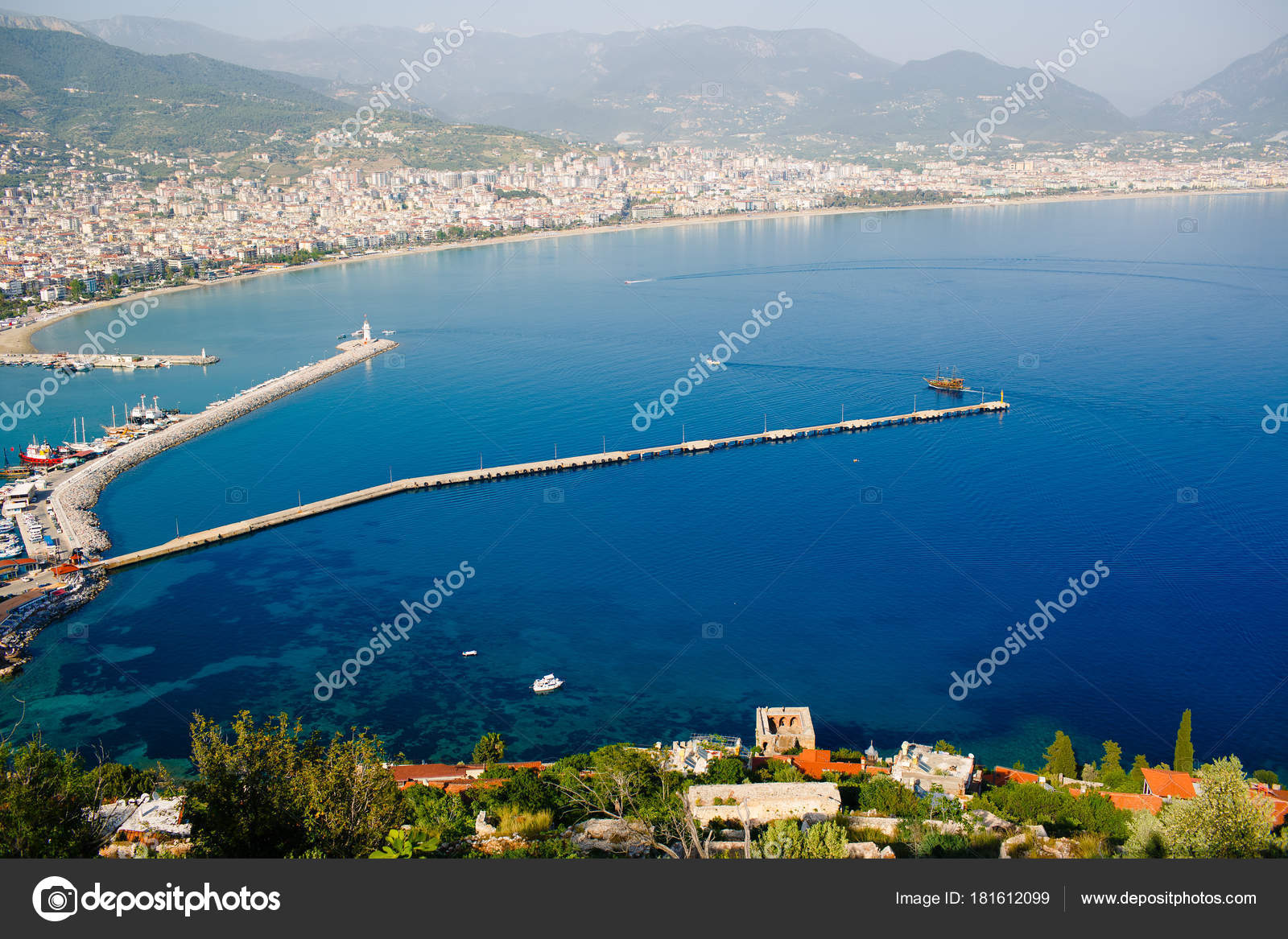 Kizil Kule Tower Alanya Peninsula Antalya District Turkey Asia Famous