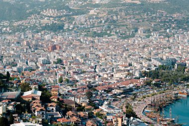 Kızıl Kule kule Alanya Yarımadası'nda, Antalya bölgesinde, Türkiye, Asya. Ünlü turizm hedef.