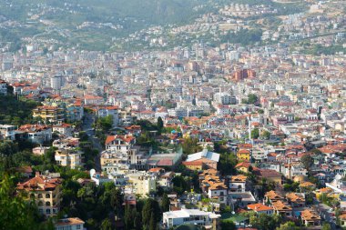 Kızıl Kule kule Alanya Yarımadası'nda, Antalya bölgesinde, Türkiye, Asya. Ünlü turizm hedef.