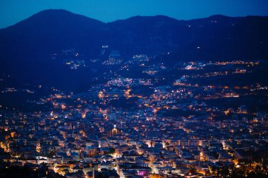 Kızıl Kule kule Alanya Yarımadası'nda, Antalya bölgesinde, Türkiye, Asya. Ünlü turizm hedef.