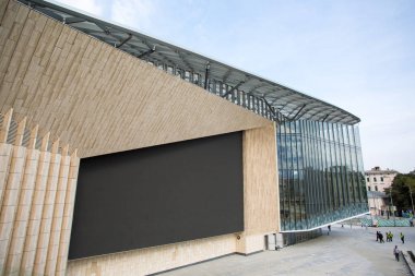 Moskova - 11 Eylül 2017: Açılış Park Zaryadye, Kızıl Meydan, Moskova, Rusya yakın merkezi modern park. Proje bir Mimarlık Bürosu Diller arasında + Renfro.