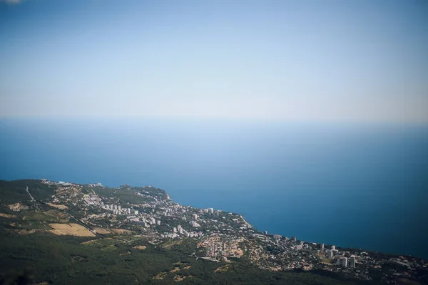 Beautiful Seascape Petri Mountain Yalta Crimea — Stock Photo, Image