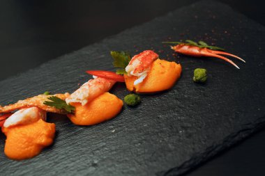 Havuç ile saf Yengeç