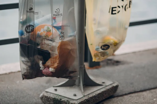 Sampah Tas Tempat Sampah — Stok Foto