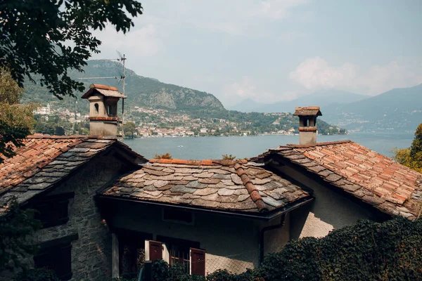 Côme Italie Villa Sur Côte Lac — Photo