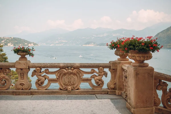 Como Italy Garden Balbianello Villa — Stock Photo, Image