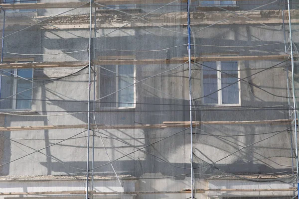 Scaffolding Building City — Stock Photo, Image