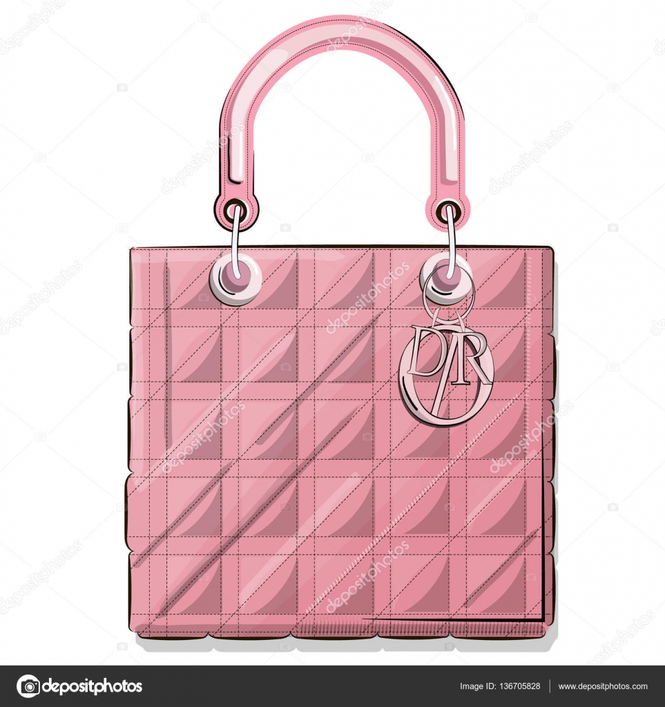 Vector hand drawn graphic fashion sketch bag. Rectangle luxury purse Trend  glamour contemporary illustration in vogue style. Expensive pink tote Stock  Vector by ©lu.bondarieva.gmail.com 136705828