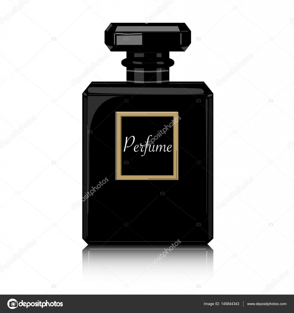 parfym svart flaska