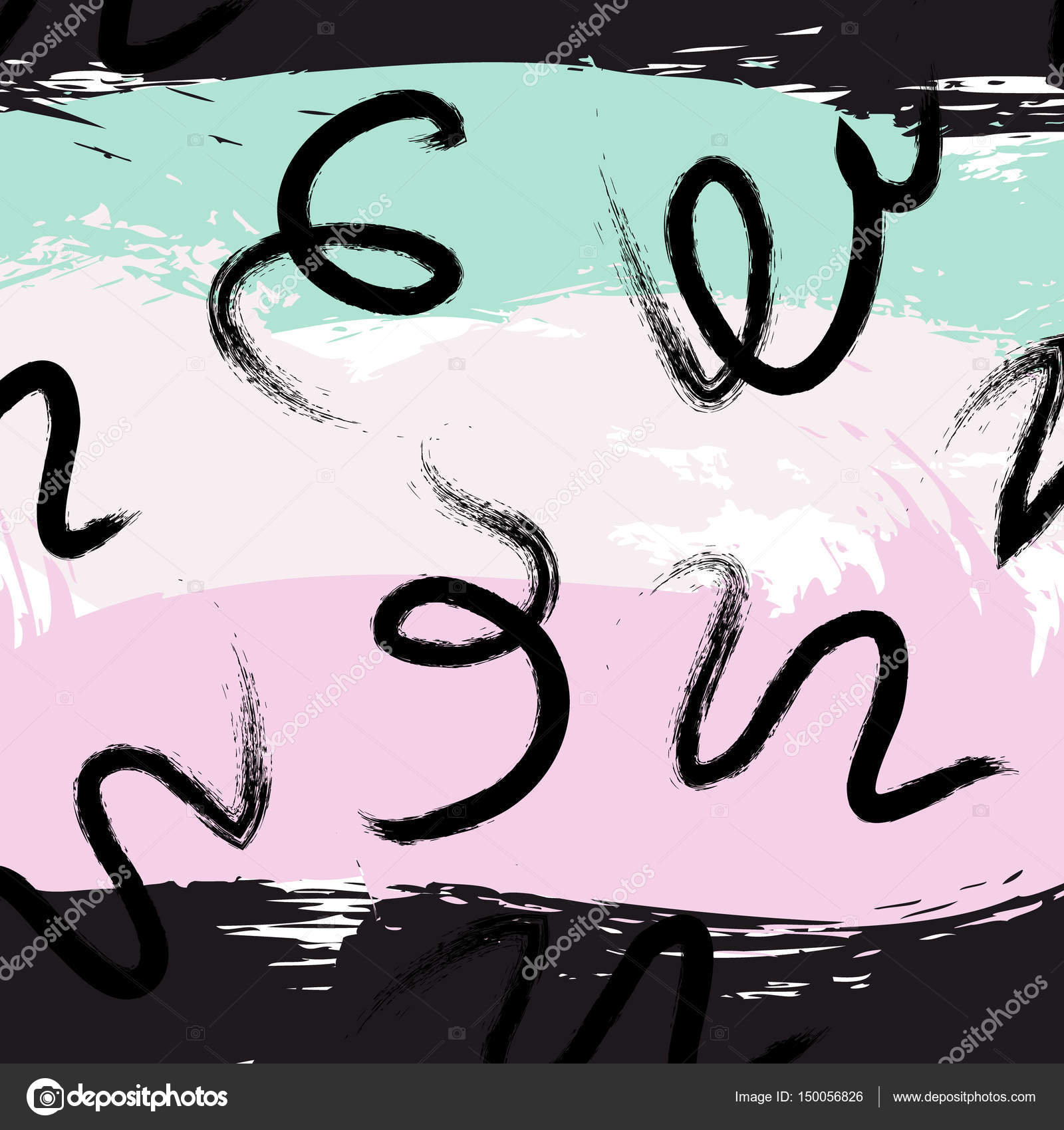Grundy abstrait boh me main dessin la menthe brosse Grundy abstrait boh me main dessin la menthe brosse
