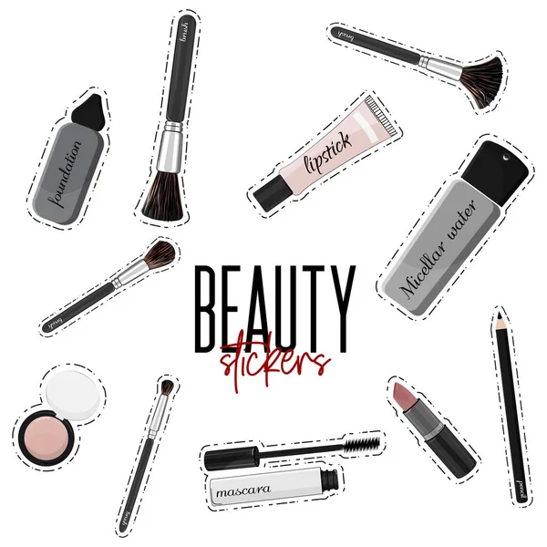 Makeup essentials Stock-vektorer, royaltyfrie essentials illustrationer Depositphotos