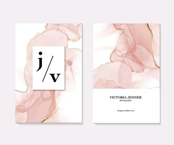 Vektor marmor mall, konstnärliga omslag design, färgglada konsistens, realistiskt kort med rosa oft vätskeflöde, bakgrunder. Trendigt mönster, visitkort, flygblad, grafisk affisch, geometrisk broschyr — Stock vektor