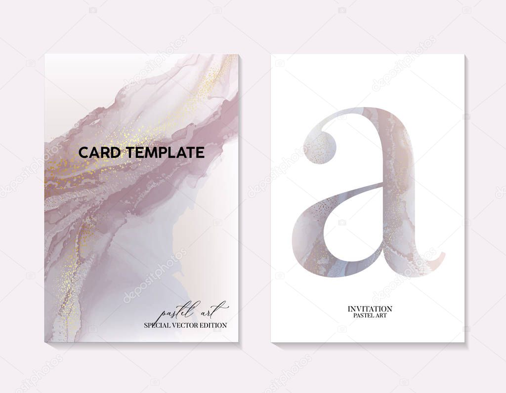 Luxury marble gradient pastel Gold texture background vector. Panoramic Marbling texture design for Banner, invitation, wallpaper, headers, website, print ads, packaging, poster, concert advertising.