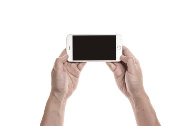 elini tut akıllı aygıt.