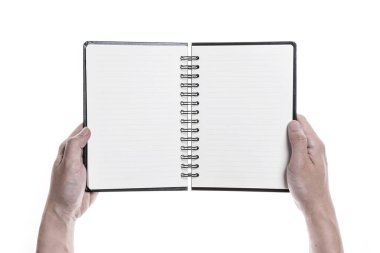 elini tut yayılmış bir kitap