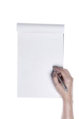 Bir adam bir sabit tutun 