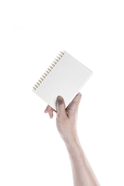 A man hold a stationary — Stock Photo, Image