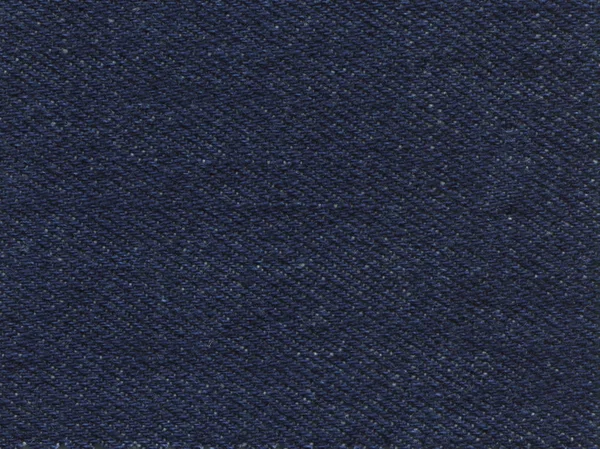 Blue denim cotton fabric — Stock Photo, Image