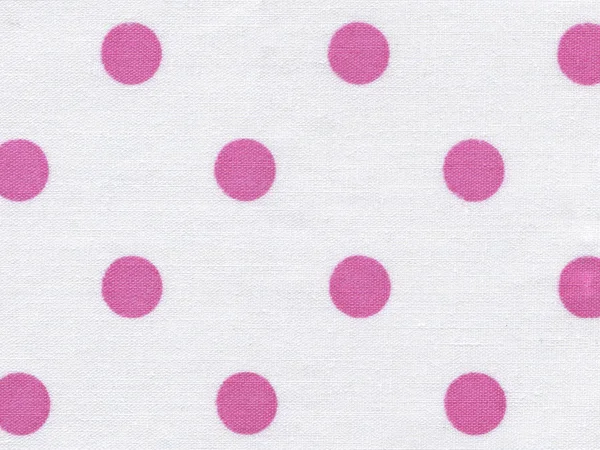 Ponto rosa tecido de algodão estampado — Fotografia de Stock