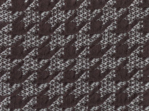 Textuur van jacquard hound stof — Stockfoto