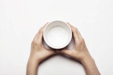 elini tutmak bir boş hediye kutusu.