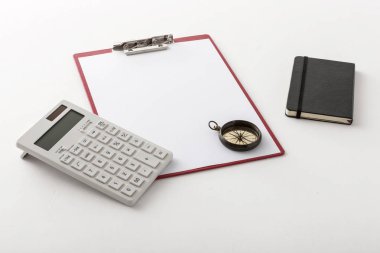 İş ve Finans kavramı beyaz arka plan üzerinde. izole.