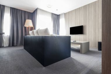 modern ve lüks otel odası.