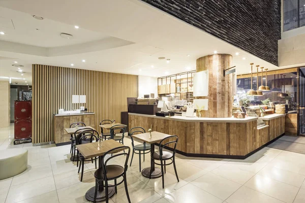 Moderno Luxuoso Café Hotel — Fotografia de Stock