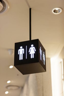 Modern klasik otel lobi işareti/bilgi.
