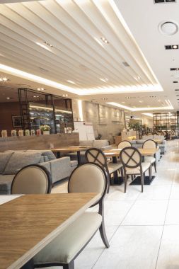 modern ve klasik otel kafe