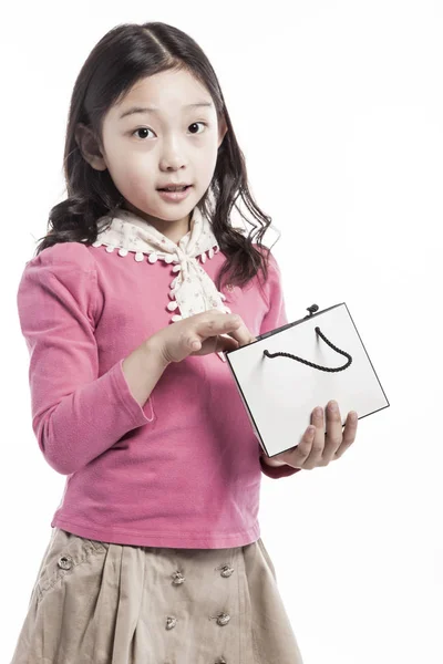 Азиатская Корейская Японская Китайская Девушка Ребенок Студентка Ребенок Женщина Женщина — стоковое фото