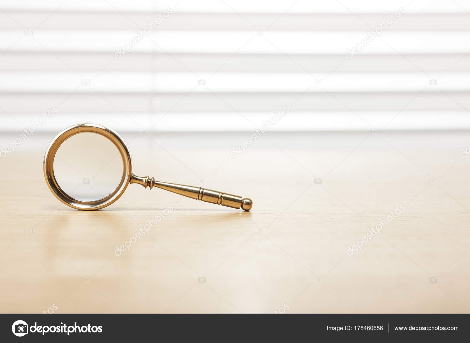 Antique Magnifying Glass Wooden Desk Stock Photo Earlyspring Antique Magnifying Glass On Wooden Desk Photo By Earlyspring
