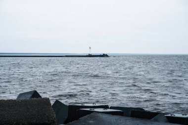 Deniz feneri panorama, Riga, Letonya