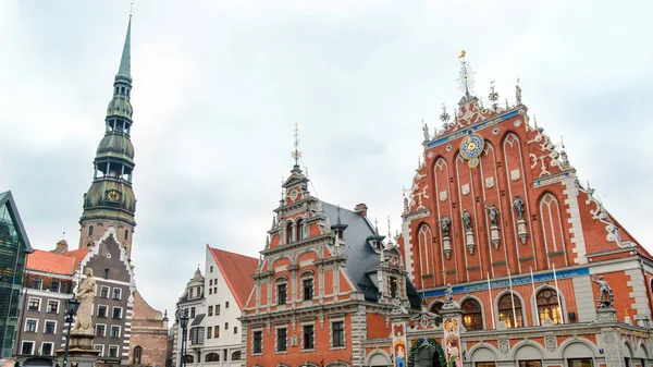 Edificio de la Hermandad de Blackheads Old Riga — Foto de Stock