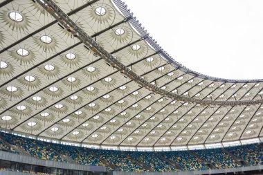 Kiev, Ukrayna - 15 Ekim 2016. Olimpik Stadyumu - Milli Güvenlik Olimpiyskiy.