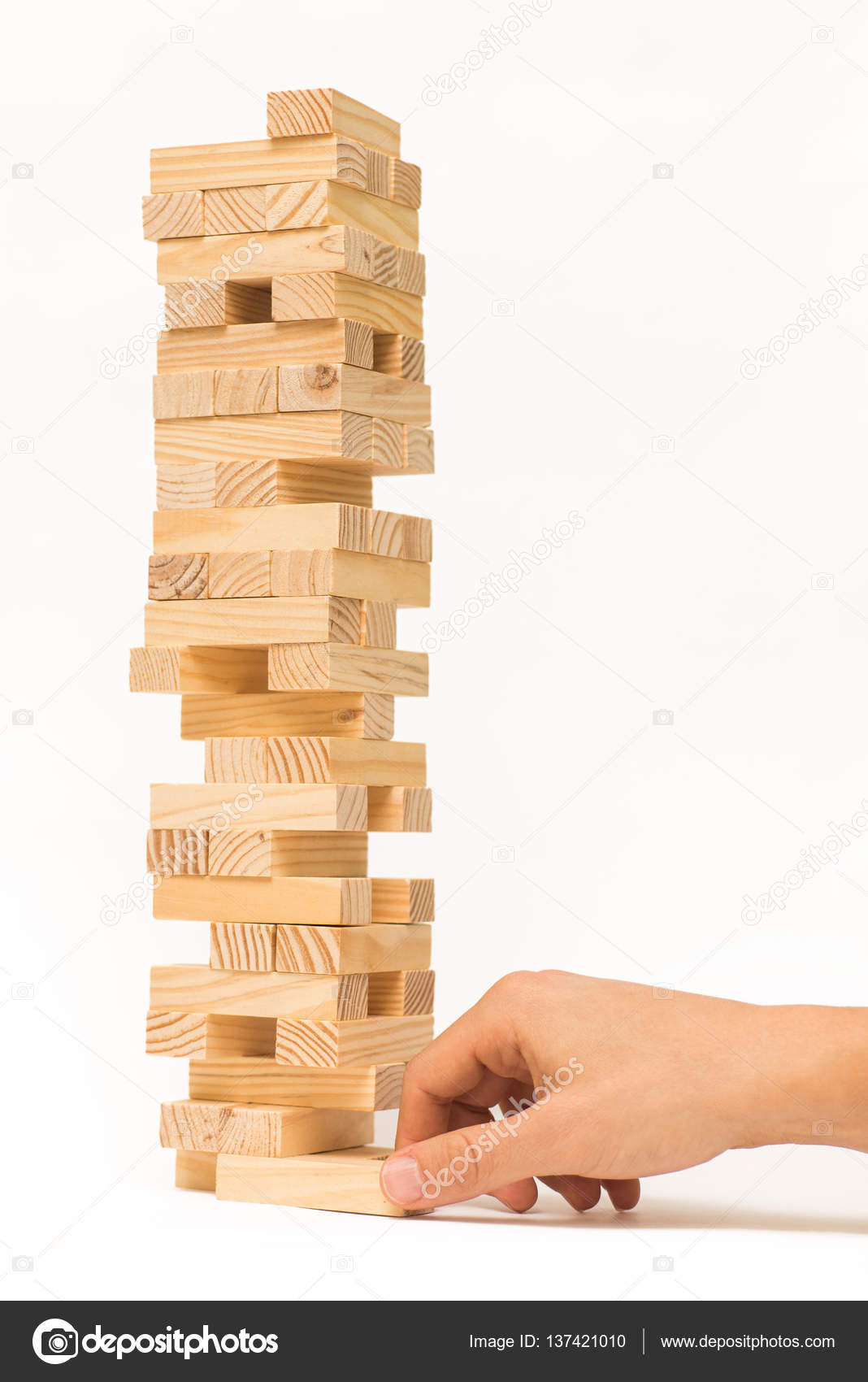 wooden blocks jenga