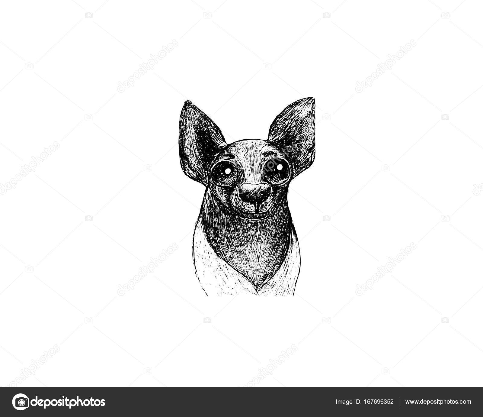 Dessin Dillustration De Ce Crayon De Dessin Animé Chien
