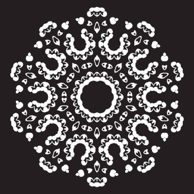 Sorunsuz vintage desen (döşeme). Sonsuz doku duvar kağıdı, desen dolgularını, web sayfası arka planı, yüzey dokuları için kullanılabilir. Retro tek renkli geometrik süsleme.