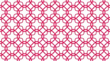 Kaleydoskop sıra desenleri. Soyut çok renkli hareketli grafik arka plan. Güzel parlak süsleme. Sorunsuz döngü.