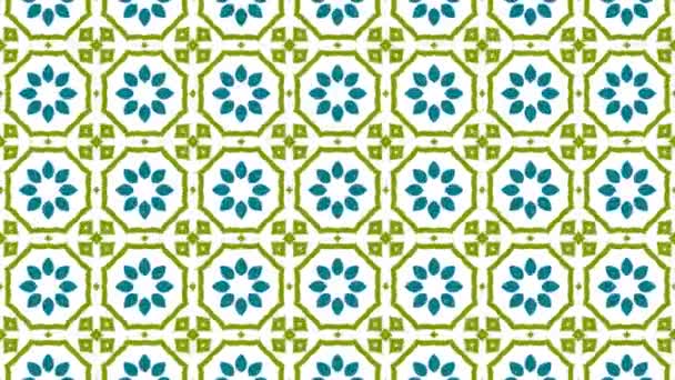 Kaleidoskop Patternů Sekvence Abstraktní Barevné Pohybu Grafiky Pozadí Krásné Světlé — Stock video