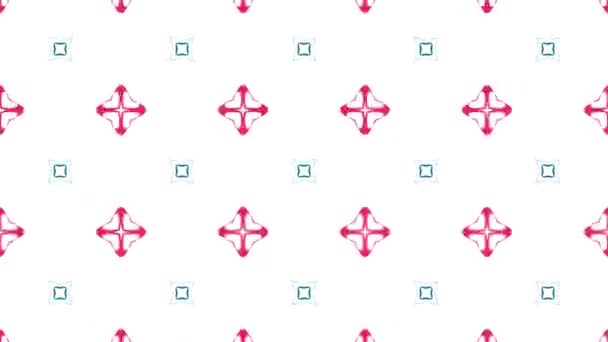 Kaleidoskop Patternů Sekvence Abstraktní Barevné Pohybu Grafiky Pozadí Krásné Světlé — Stock video