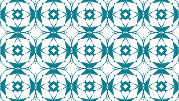 Kaleidoscope Sequence Patterns Abstract Multicolored Motion Graphics Background Beautiful Bright — Stock Video