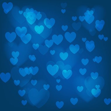 Vektör aşk arka plan. Parlak kupa bokeh ışık Sevgililer günü