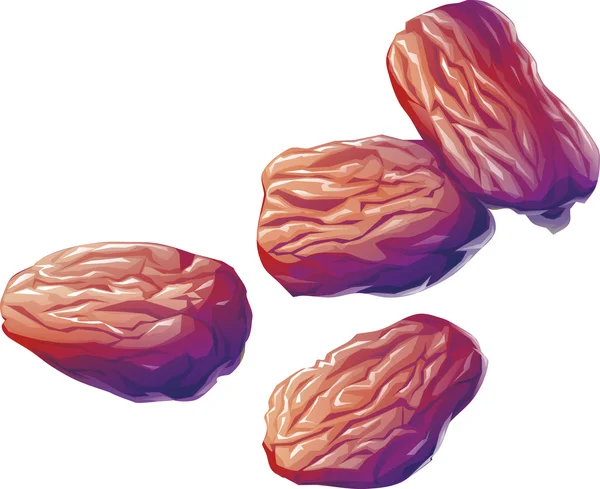 Illustration heap of raisins. — Stock Photo, Image