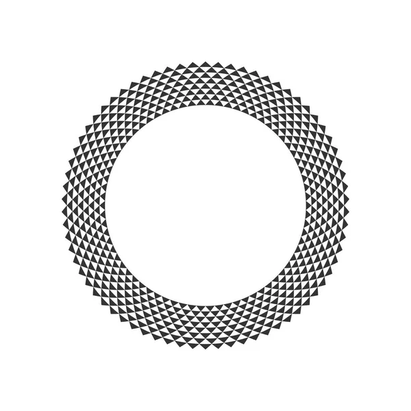 Elemento de diseño fractal circular — Vector de stock