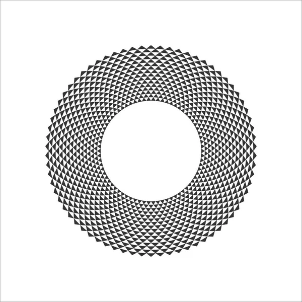 Elemento de diseño fractal circular — Vector de stock