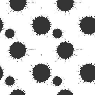 Soyut boya su sıçramalarına ve desen engelliyor.