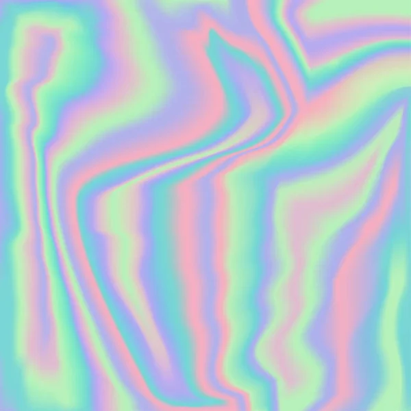 Vibrant gradient holographic texture — Stock Vector