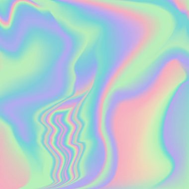 canlı degrade holografik doku