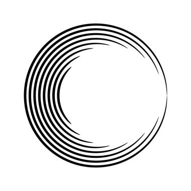 soyut yuvarlak şekil